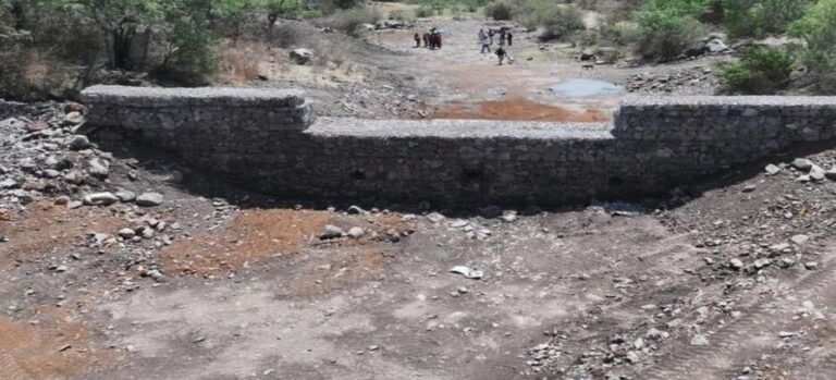 Reconstruyen presa de gavión en La Cañada para evitar inundaciones en Ecatepec