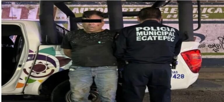 Policía detiene a sujeto por múltiples robos a Oxxo en Ecatepec