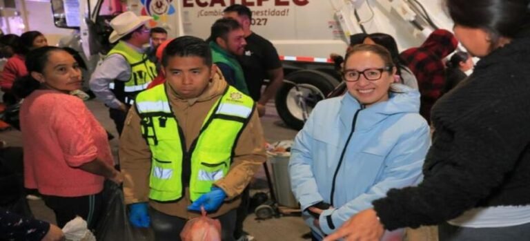 Programa de recolección nocturna recopila hasta 750 toneladas de basura en Ecatepec
