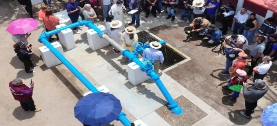 Destacan inversión para llevar agua a familias de Ecatepec