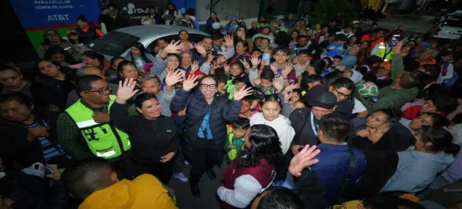 Inauguran Sendero Seguro con murales y luminarias en Ecatepec